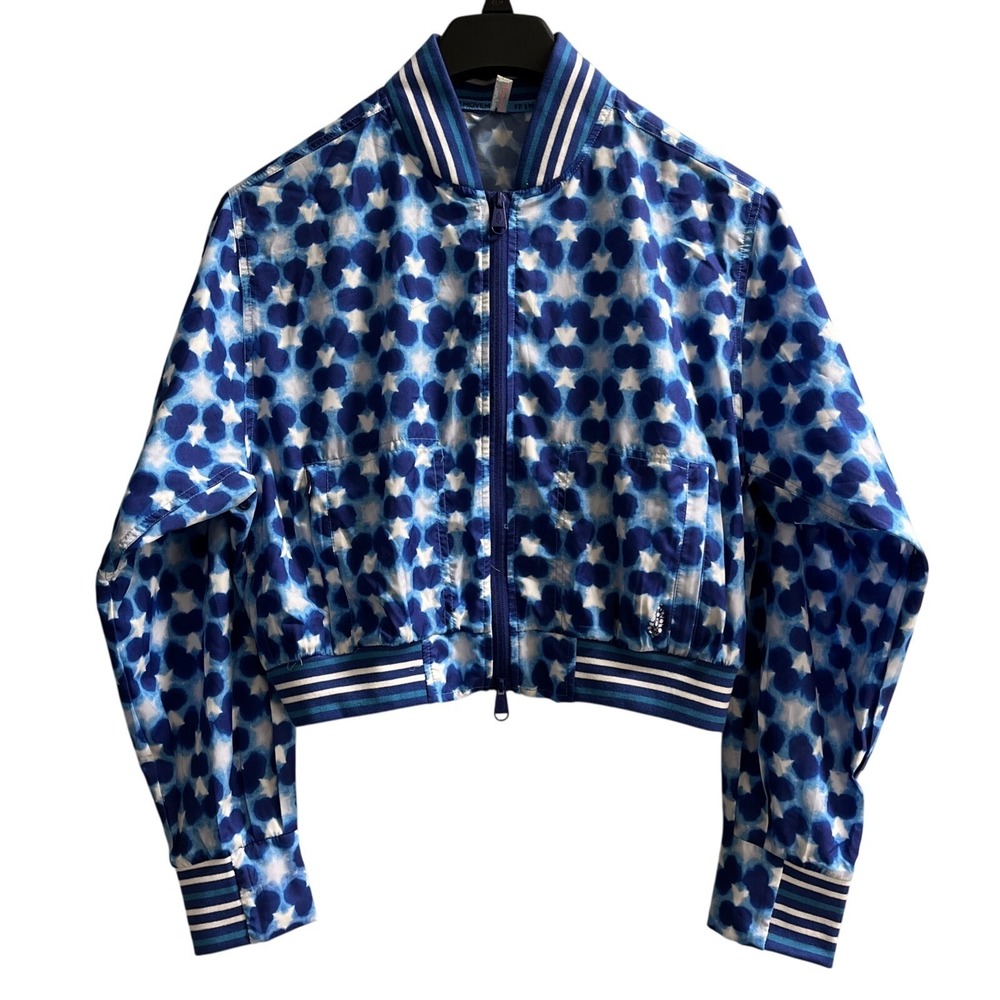 Free People Blue Floral Pea Coat